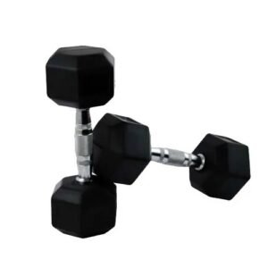 Roxan Hexagonal Rubber Dumbbell